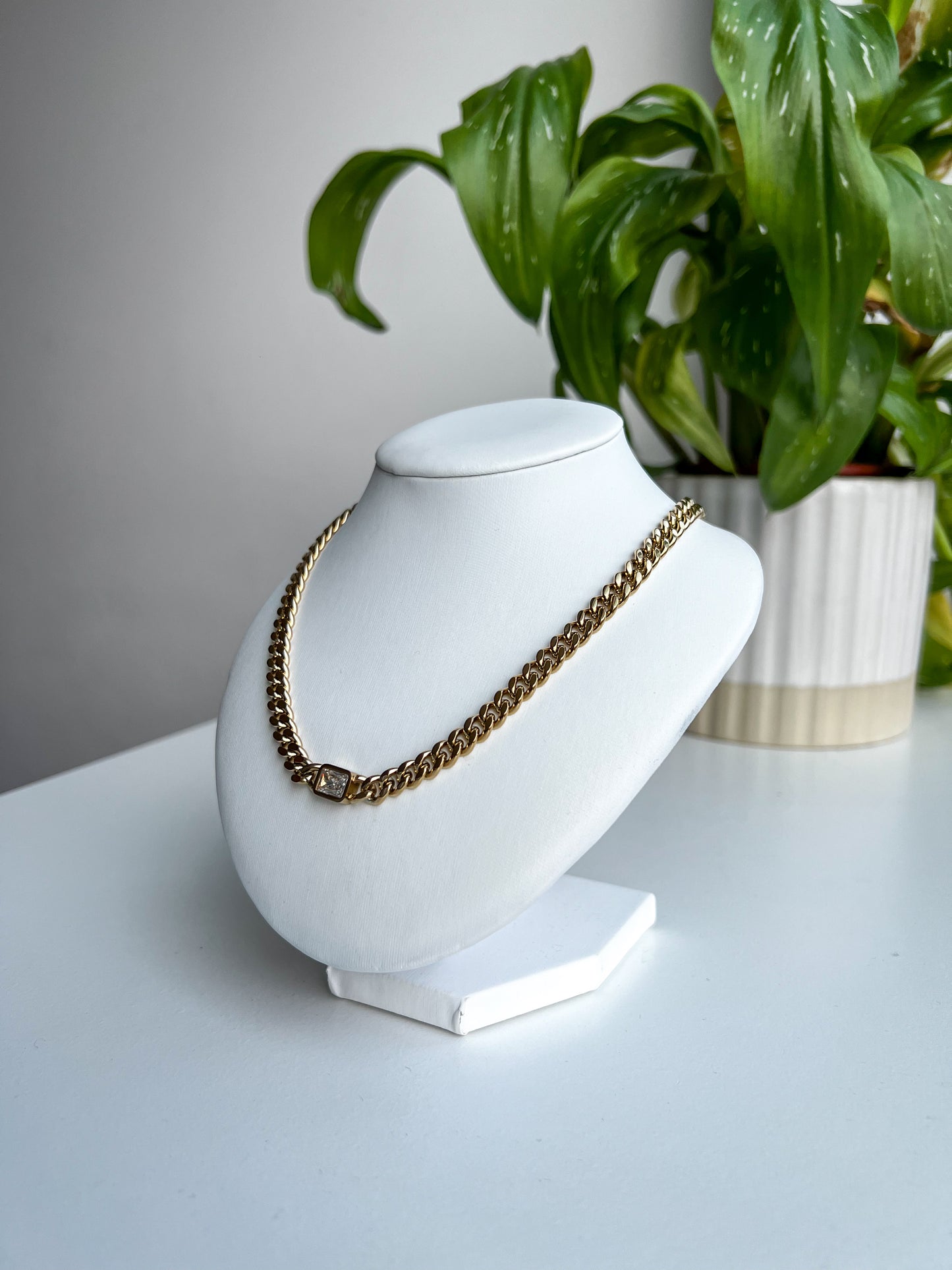 18K Cuban Chain Necklace