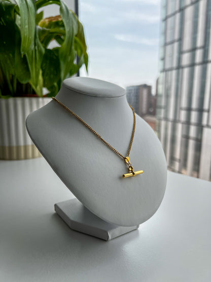 18K Bar Necklace