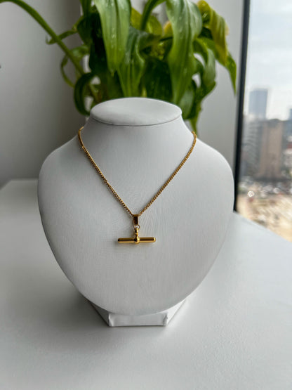 18K Bar Necklace