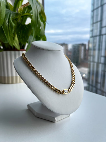 18K Cuban Chain Necklace