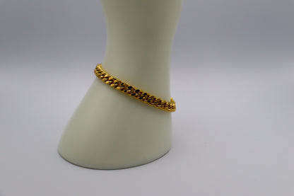 18K Cuban Bracelet