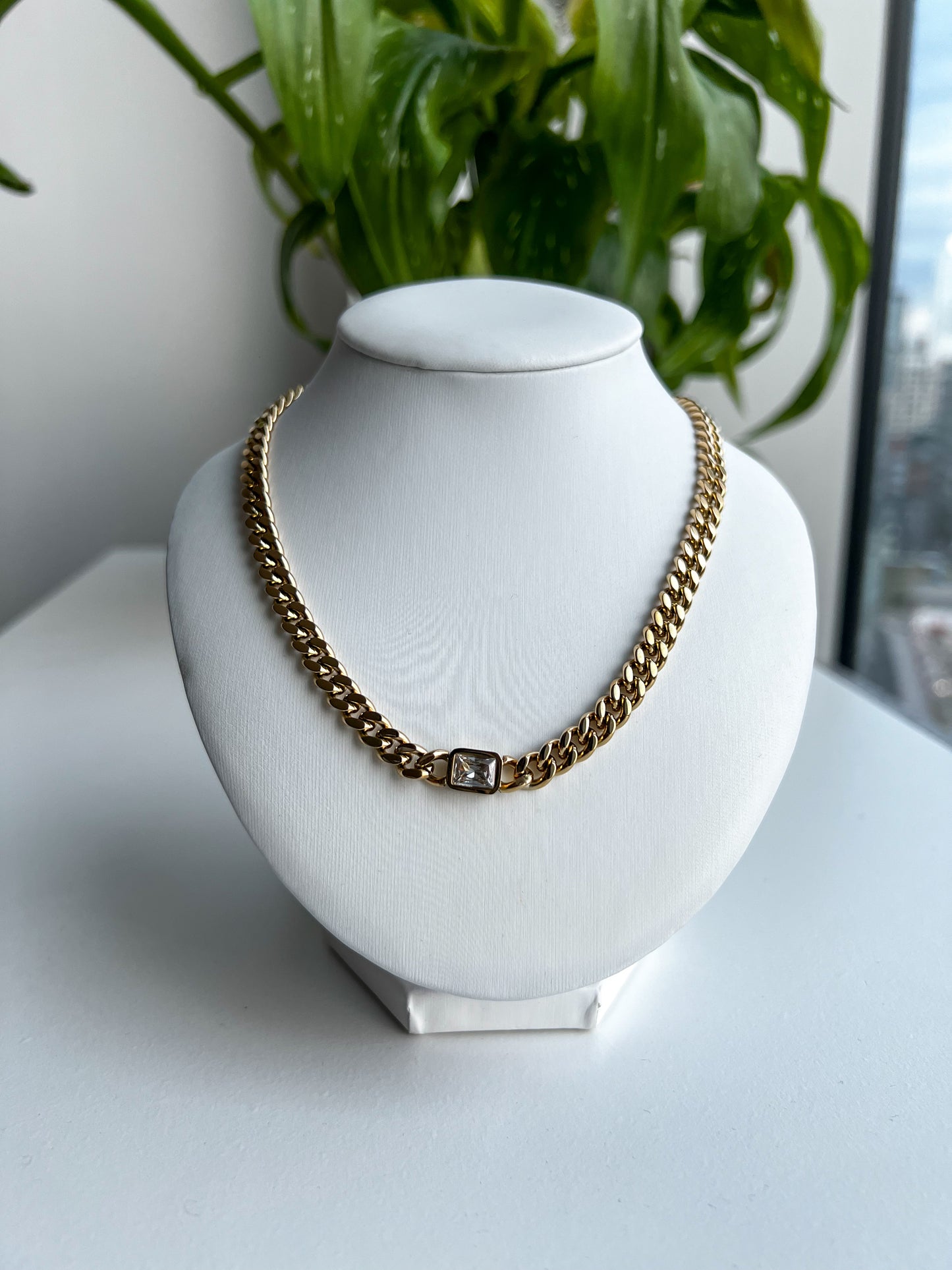 18K Cuban Chain Necklace